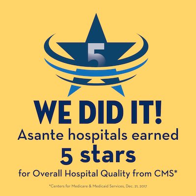 Two Asante hospitals earn 5-star ratings