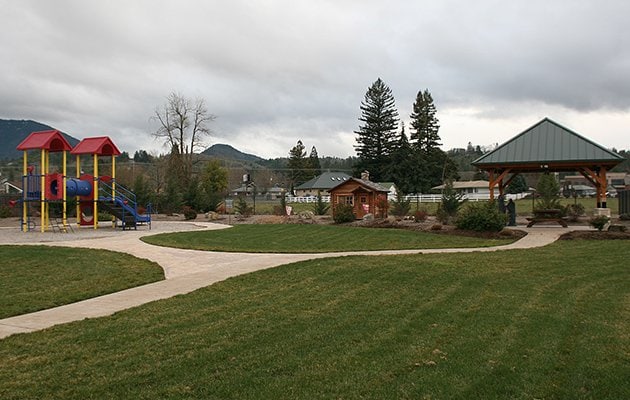 Outdoor playground.